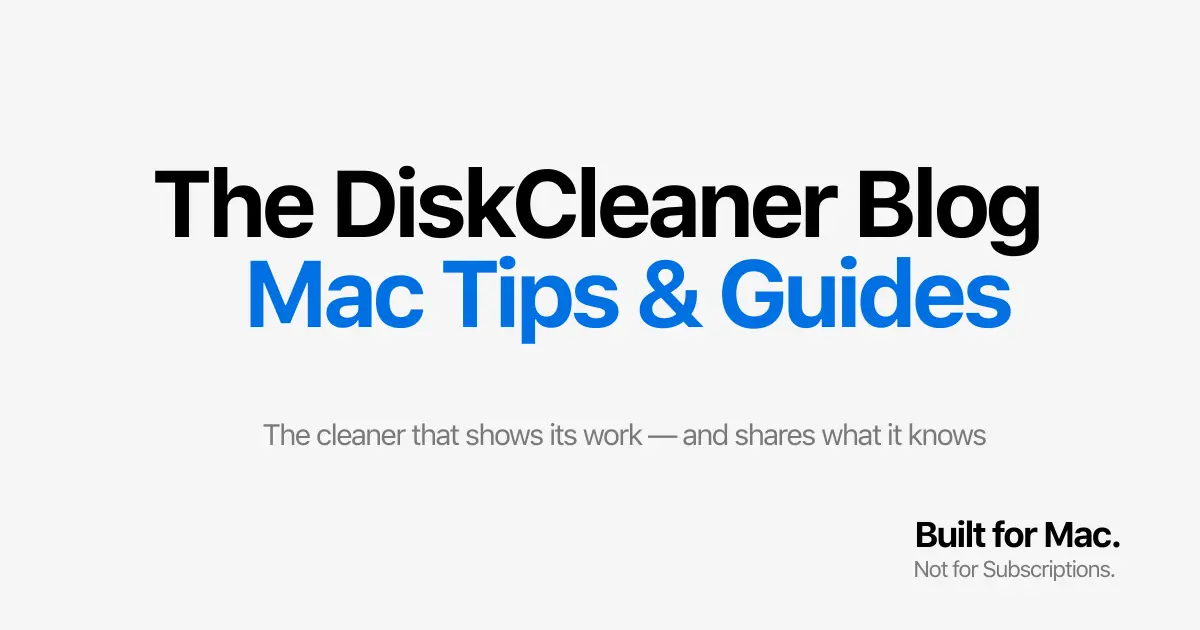 DiskCleaner scan showing recoverable space by category